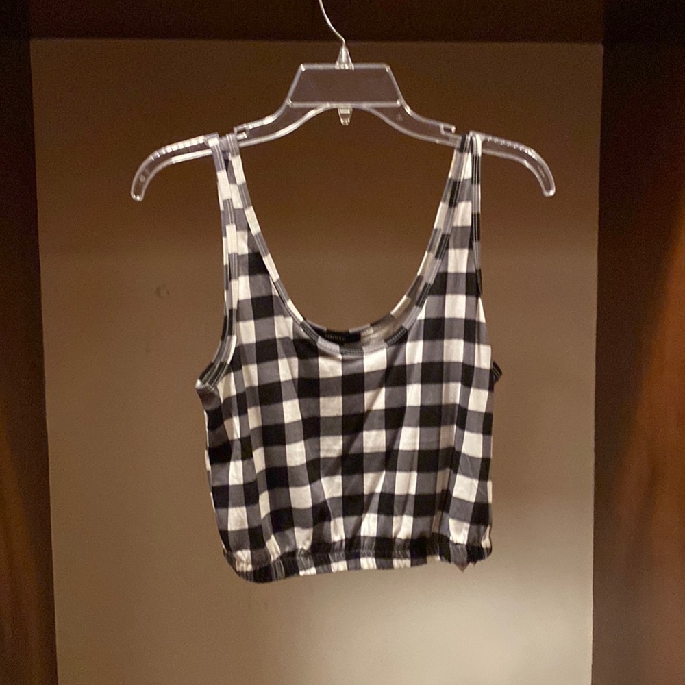 Forever 21 Plaid Crop Top in size Medium
